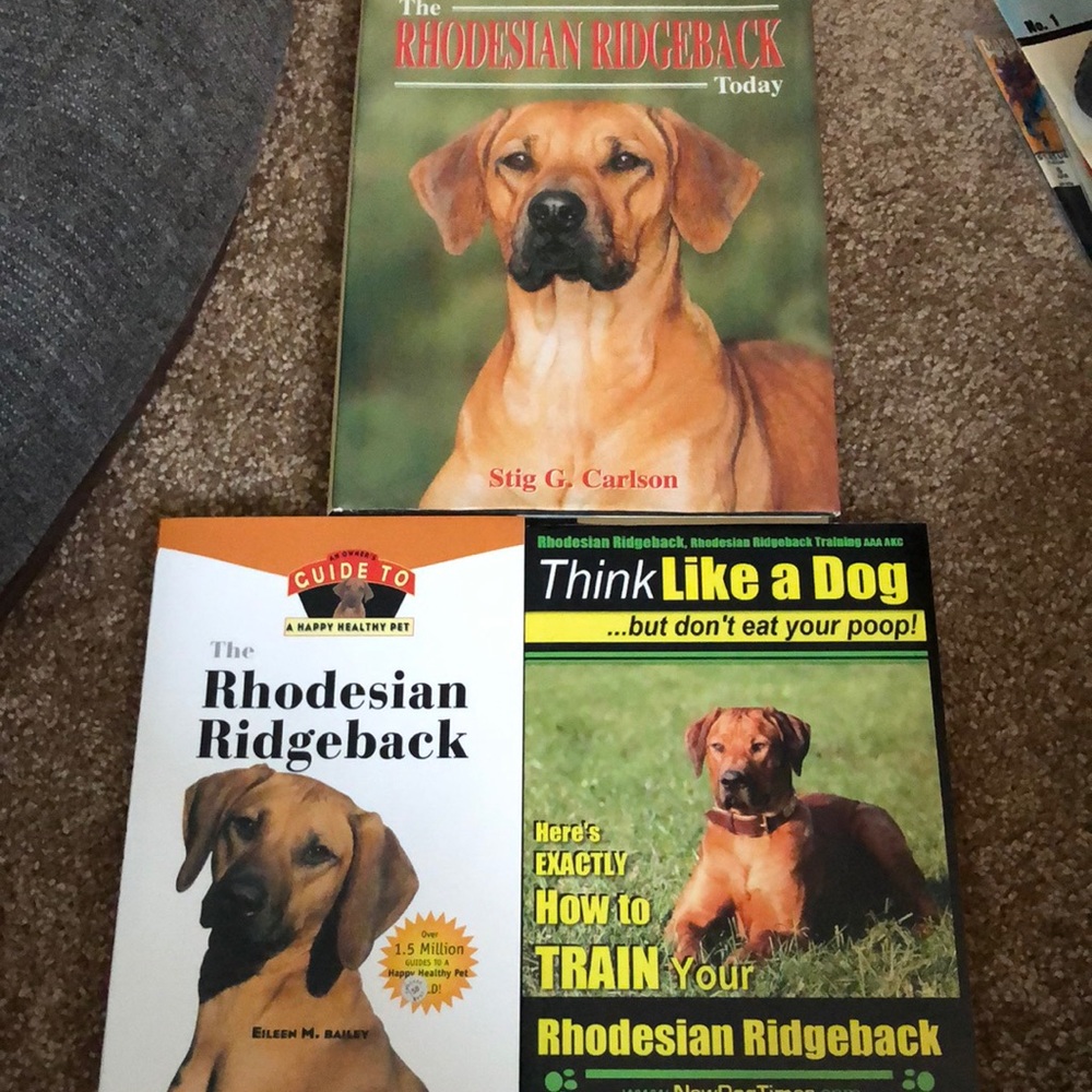 Bundle! Rhodesian Ridgeback books!